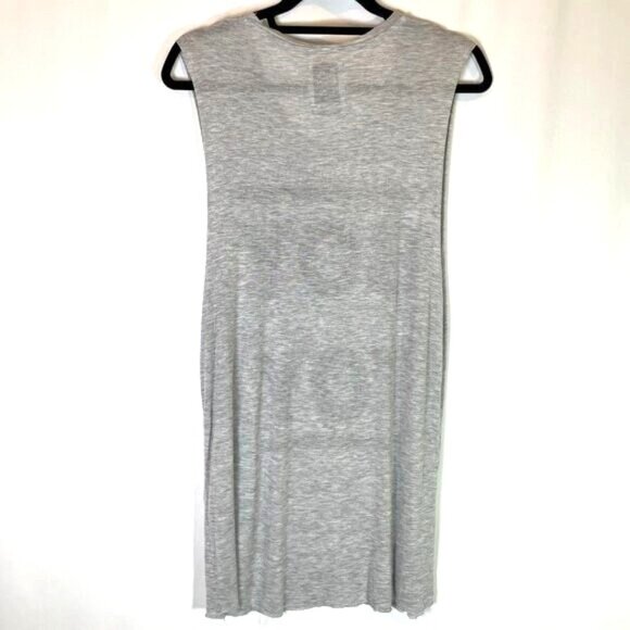 Zoe Karssen Boy Toy Tee Size L Gray Sleeveless Tank Graphic - Picture 5 of 11